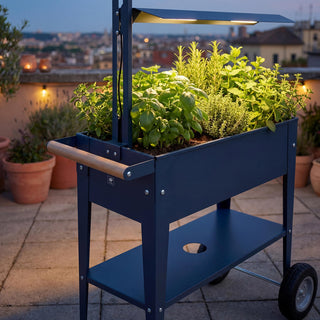 Chariot Urban Garden Table de culture + lampe de croissance