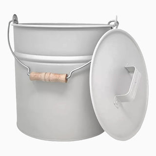 Seau en métal 12L incl. couvercle