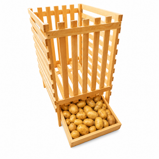 Caisse à pommes de terre en bois 50 kg