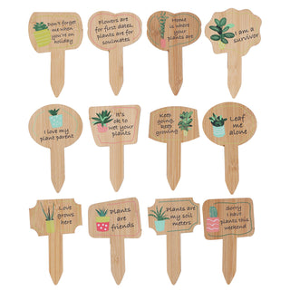 Étiquette de plante Proverbes