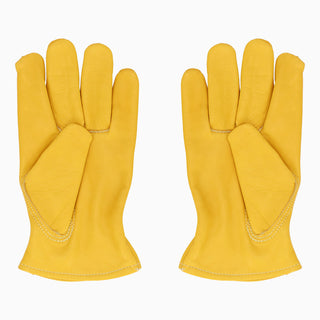 Gant de jardinage en cuir naturel