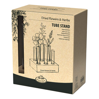 Tubes pour fleurs et herbes en bois L